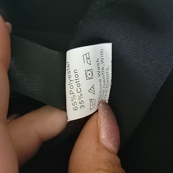 Shein Little Black Dress Size Small Black Tiered Ruffle - Picture 4 of 4